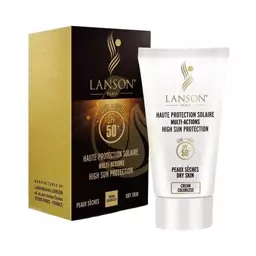 کرم ضد آفتاب لانسون LANSON بی رنگ پوست چرب اورجینال