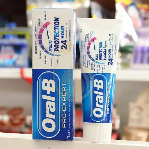 خمیر دندان اورال بی مدل پرو اکسپرت ORAL-B PRO-EXPERT اصلی 75 میل