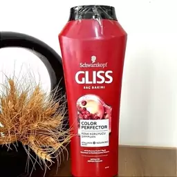 شامپو گلیس GLISS قرمز مدل COLOR PERFECTOR  موهای رنگ شده 500 میل