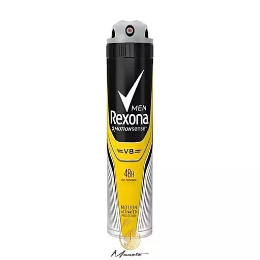 اسپری بدن ضد تعریق مردانه رکسونا Rexona مدل V8 حجم 200 میل