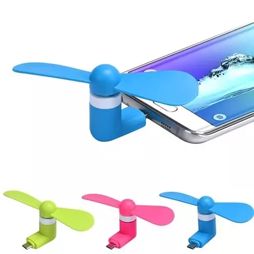 پنکه همراه مدل OTG mini USB مخصوص گوشی اپل