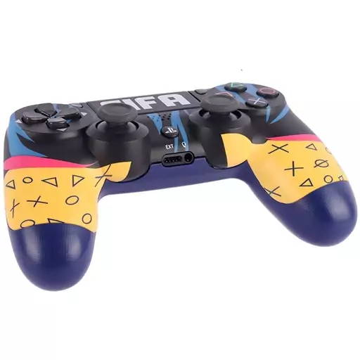 دسته بازی بی سیم سونی Dualshock 4 High Copy درجه یک طرح FIFA 3