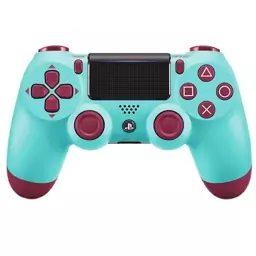 دسته بازی بی سیم سونی Dualshock 4 High Copy درجه یک طرح Blue Berry مناسب برای PS4