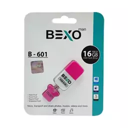 فلش مموری بکسو Bexo مدل B-601 ظرفیت 16 گیگابایت گارانتی مادام العمر آواتک