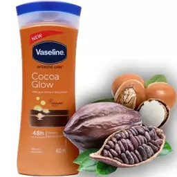 لوسیون بدن وازلین مدل Cocoa Glow