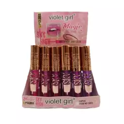 برق لب شاین دار مدل violet girl برند MAGIC