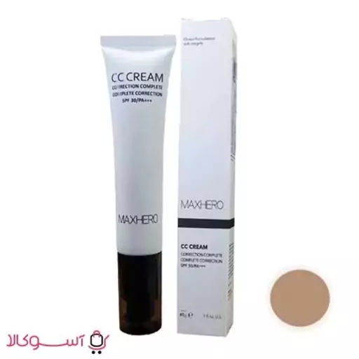 سی سی کرم مکس هیرو مدل cc cream وزن 45 گرم