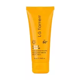 کرم ضد آفتاب و ضد لک بی رنگ لافارر SPF50 پوست چرب