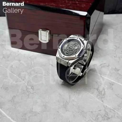 ساعت مچی مردانه هابلوت عنکبوتی Hublot Big-Bang Silver 3553H