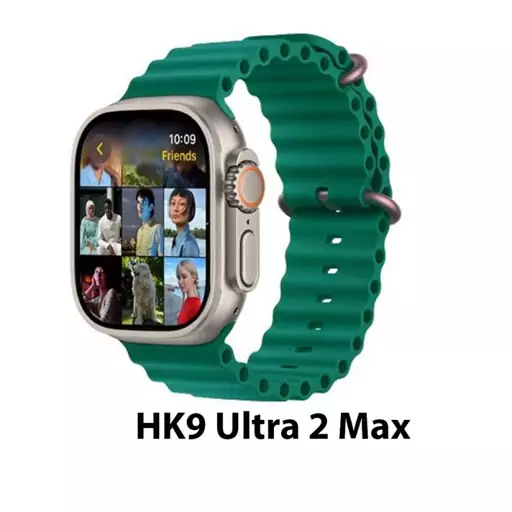 ساعت هوشمند طرح اولترا HK9 Ultra 2 Max رنگ تیتانیوم