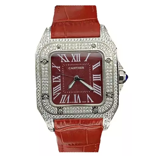 ساعت مچی کارتیر Cartier Santos Diamonds 1689Q