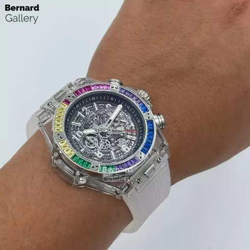 ساعت مچی مردانه هابلوت Hublot Big Bang Unico Rainbow 1394R