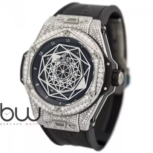 ساعت هابلوت عنکبوتی نگین دار مردانه Hublot Diamods 2332W