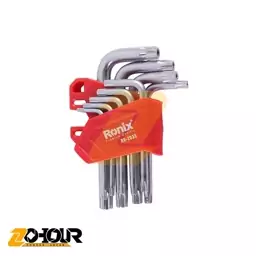 آچار آلن ستاره ای رونیکس مجموعه 9 عددی مدل Ronix RH-2035