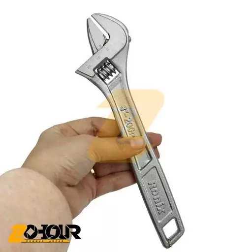 آچار فرانسه سایز 8 اینچ کروم رونیکس مدل Ronix RH-2431