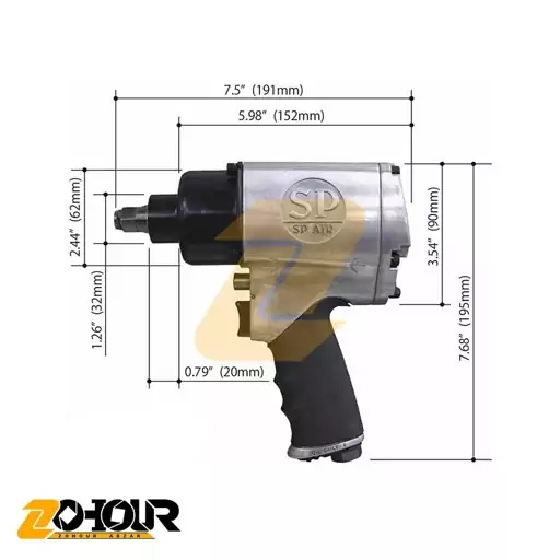 بکس بادی اس پی 1/2 اینچ مدل SP 1140 EX