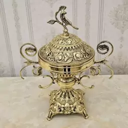 شکلات خوری برنزی  مدل الین کد 5430 ( شکلات خوری برنجی )