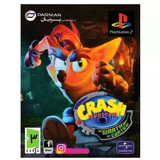  بازی پلی استیشن 2 Crash Bandicoot The Wrath of Cortex