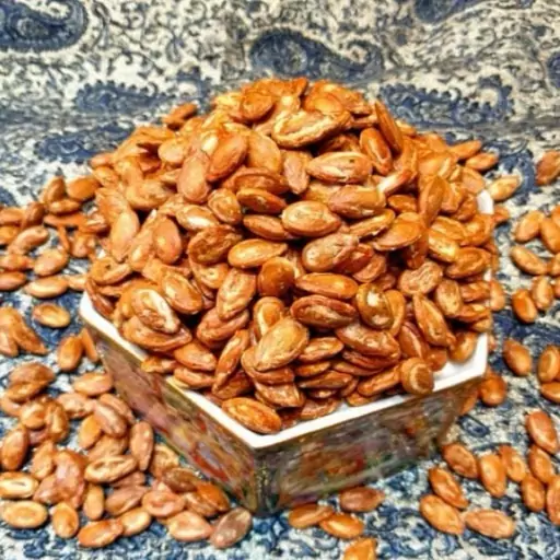 تخمه ژاپنی ( تخمه جابانی ) پرمغز تازه و اعلا وزن 300 گرم