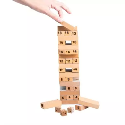 اسباب بازی برج هیجان روکش دار مدل jenga