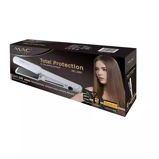 اتو مو مک استایلر نانو سرامیک صفحه پهن Mac Styler Hair Straightener MC-2091