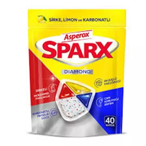 قرص ماشین ظرفشویی اسپروکس 40 شستشو ASPEROX