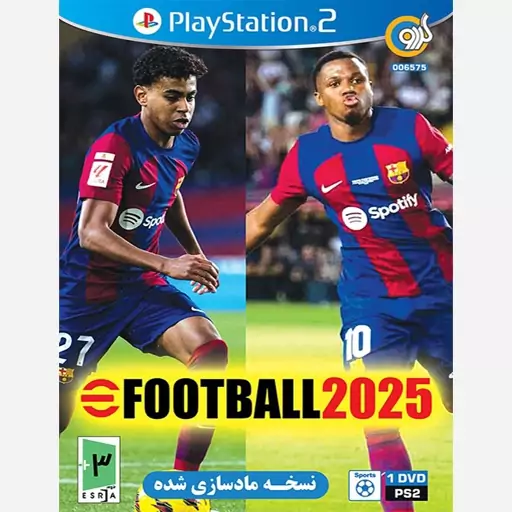 بازی پلی استیشن 2 eFootball 2025 PS2