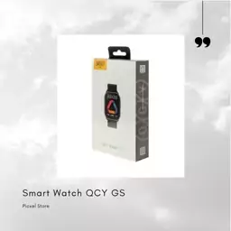 ساعت هوشمند QCY مدل Watch GS با گارانتی 6 ماهه - مشکی