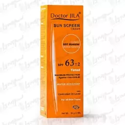 کرم ضد آفتاب رنگی SPF63 دکتر ژیلا حجم 50 میل