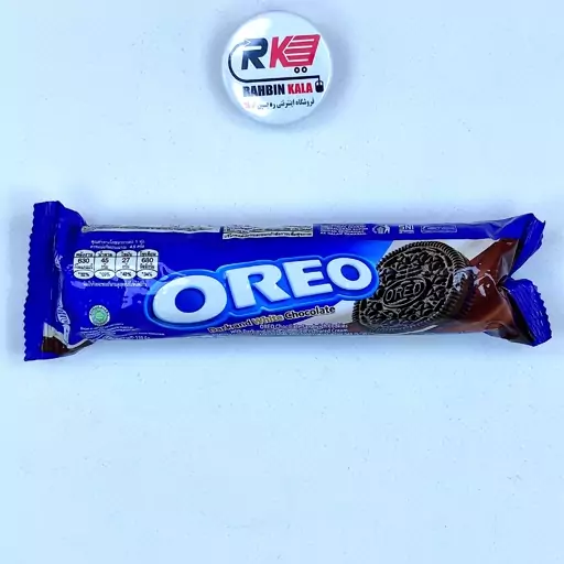 بیسکویت اورئو شکلات سفید و تلخ وزن 133 گرم  OREO