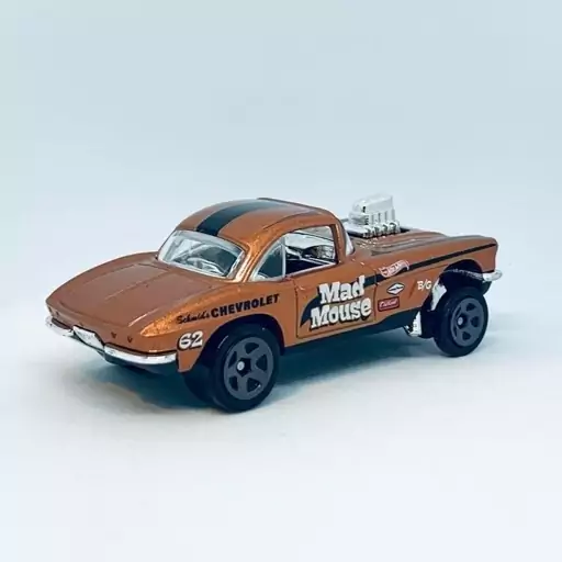 ماشین فلزی هات ویلز hot wheels مدل 62corvette gasser 