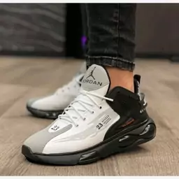 کتونی نایک جردن 23 Nike Air Jordan سفید مشکی اسپرت زنانه مردانه ست