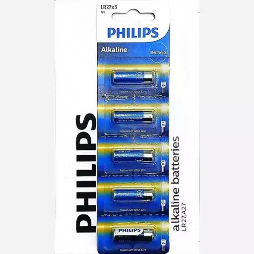 باتری ریموتی27a آلکالاین فیلیپس (PHILIPS LR27-27A)