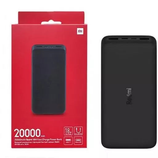  پاوربانک شیائومی فست شارژ مدل PB200LZM Power Bank رنگ (مشکی) فروش ویژه ارسال رایگان