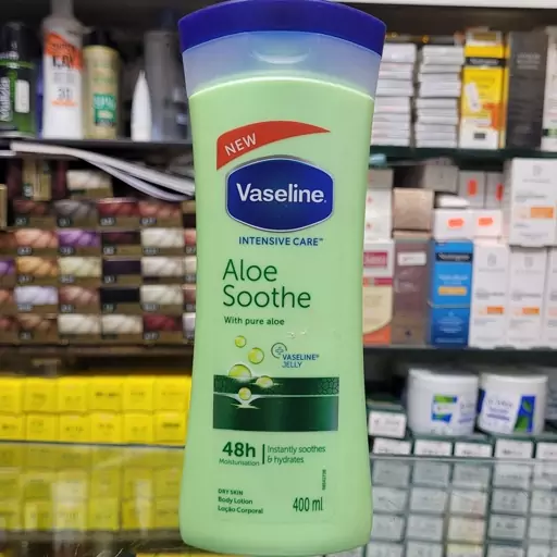 لوسیون بدن وازلین سبز Aloe Soothe