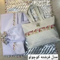 ست جشن تکلیف فرشته کوچولو چادر و سجاده و کیف 