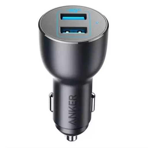 شارژر فندکی دو پورت 36 واتی انکر مدل Anker PowerDrive III A2729