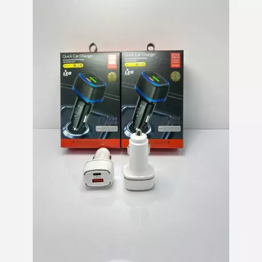 کله شارژ فندکی 65W خروجی فست خروجیPD.USB