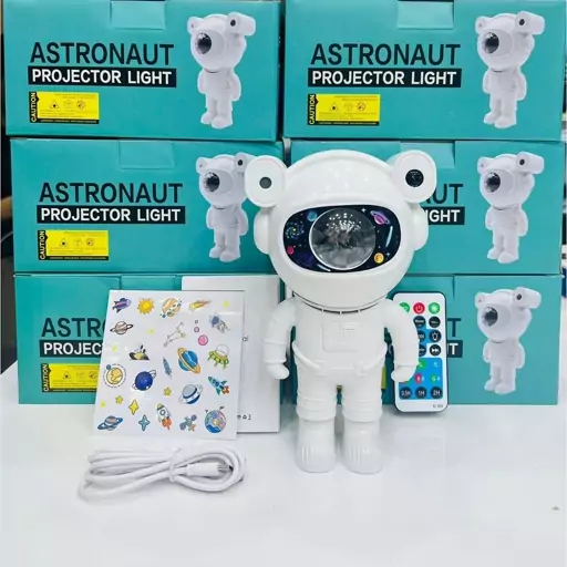 چراغ خواب طرح فضانورد کهکشانی کنترلی Astronaut Projector Light