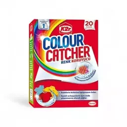 دستمال ضد رنگ ماشین لباسشویی کالر کچر K2r Colour Catcher تعداد 10 عددی