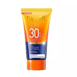 کرم ضدافتاب SPF 30 بی رنگ اولاین اس پی اف 30 eveline (نارنجی آبی)