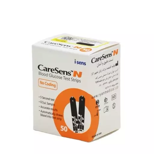 دستگاه تست قند خون کرسنس CareSens N به همراه 25 نوار