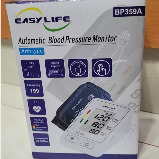 دستگاه اندازه گیری فشار خون ایزی لایف بازویی مدل BP-359A