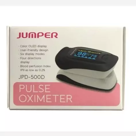 پالس اکسیمتر جامپر مدل JUMPER JPD-500D با گارانتی شرکتی 