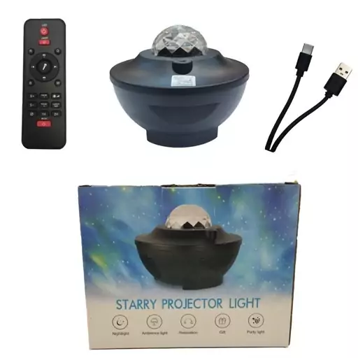 چراغ خواب کهکشان اسپیکر دار starry projector light کهکشانی اسپیکردار