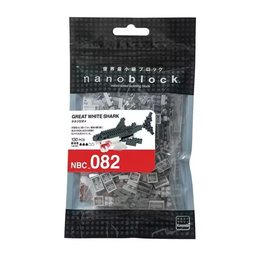 لگو اورجینال نانوبلاک مدل nanoblock great white shark