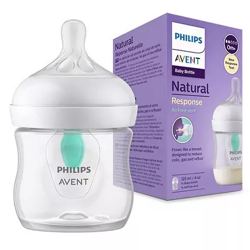 شیشه شیر اونت سوپاپ دار 125 میلی philips avent