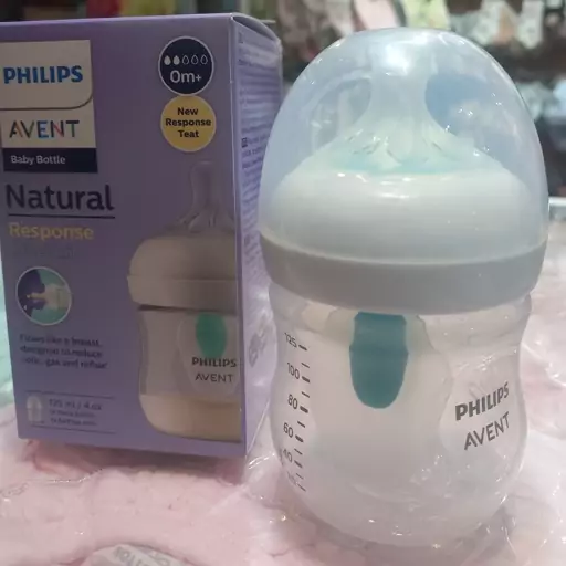 شیشه شیر اونت سوپاپ دار 125 میلی philips avent