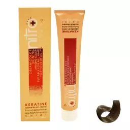  رنگ مو نیترو سری Keratine شماره 9.3 حجم 100 میلی لیتر رنگ بلوند زیتونی روشن