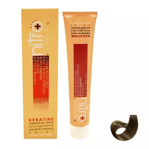  رنگ مو نیترو سری Keratine شماره 9.3 حجم 100 میلی لیتر رنگ بلوند زیتونی روشن